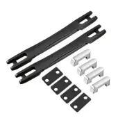 Luggage Handle, 220mm Long Strap Grip Replacement for Suitcase Case Black 2Pcs