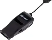 New MIKASA Whistle Beat master No Cork type Loud volume Black from Japan