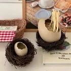 Cute Cracked Egg Shell Shaped Bowl Funny Bird Ice Cream Bowls Home Decorations