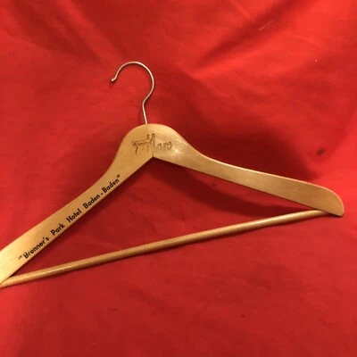 BRENNER’S PARK HOTEL BADEN BADEN WOOD SUIT HANGER
