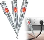 Electrical Tester Pen Screwdriver, Screwdriver Tester Electrical, Waterproof Probe Light Voltage Tester Screwdriver 70-250V (3 PCS)