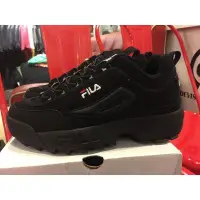 在飛比找Yahoo!奇摩拍賣優惠-【正品】FILA DISRUPTOR 2 BBK 全黑 復古