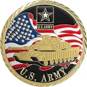 USA and M1 Abrams Tank United States Army Challenge Coin