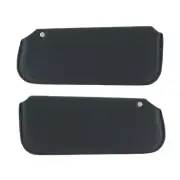 Regal Grand National Cutlass Monte Carlo Black Sun Visors Leather pair 1978-88