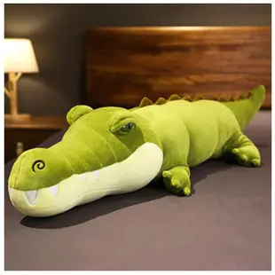 【TDL】鱷魚絨毛娃娃玩偶抱枕靠枕80公分 45-00258