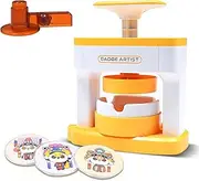 Daseeme 98pcs Badge Maker Kit for Kids 55mm/2.16in DIY Pin Button Maker Press Machine Installation-Free Badge Punch Kit with 48pcs Button Parts 48pcs Pictures and 1pcs Circle Cutter Gifts for Girls Bo
