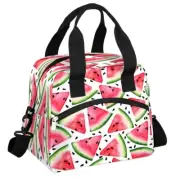 Watermelon Insulated Lunch Bag for Women Men Reusable Lunch Box Cooler Bag La...