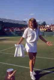 Steffi Graf of Germany during the Wimbledon Lawn Tennis Champions - Old Photo