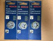 3 Bosch Genuine Hex Die 5/16-24, 3/8-16, and 7/16-20