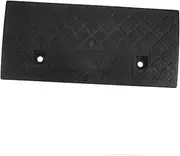 minkissy 4cm High Black Rubber Wheelchair Ramp Entry Threshold Mat for Home and Driveway Robot Vacuum Cleaner Transition Ramp