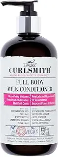 CURLSMITH - Full Body Milk Hair Conditioner, Volumizing and Hydrating for Wavy, Curly or Coily Hair, Vegan (355ml/12fl oz)