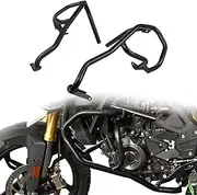 CHIFUN Engine Guard Lower Highway Crash Bars Compatible with BMW G310GS G 310 GS 2022 2023 Black Steel Motorcycle Frame Protection Bars