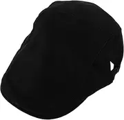 [ROMISBABA] Beret Hat Fluffy French Beret British Influence Stylish and Comfortable for Every Outfit Black