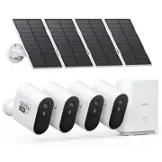 3K/5MP Solar Security Cameras Outdoor Wireless, Ultra HD Video Home Security ...