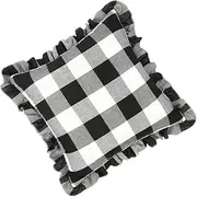 PERSELOSO Checkered Pillow Cover for Home Office Stylish Decorative Pillowcase Versatile Cushion Protector for Hotel More Unique Design