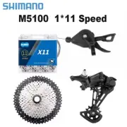 New SHIMANO Deore M5100 11 speed Drivetrain Groupset MTB HG 46 50 52T Cassette