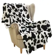 Cow Print Blanket Bed Cow Throws Blanket Lightweight Fleece Blanket