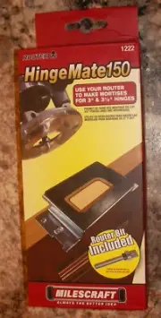 Drop in Door Hinge Router Jig Tungsten Carbide Tipped HingeMate150 Full set