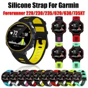 For Garmin Forerunner 235 220/230/620/630/735XT Silicone Band Watch Strap 20mm