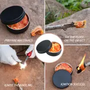 Outdoor Soft Sticky Mud Charcoal Fire Starter Lighter Camping Hiking Survival