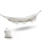 Hammock Bed Rope Tassel Outdoor Hammocks Chair Camping Relaxation Portable OT-CR