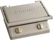 BRUNO Grill Sandwich Maker Double Greige AC100V NEW