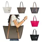 MICHAEL KORS PRATT LARGE TOP ZIP CARRYALL TOTE SHOULDER BAG