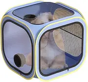 ycezw Dry Cage for Dogs and Cats, Grooming Cage for Cats, Dogs, Puppies, No Flying Hair