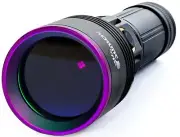 UV01 365nm UV Flashlight Black Light, USB Rechargeable High Power Blacklight ...