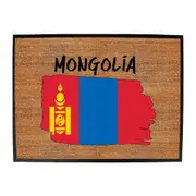 Mongolia Country Flag Nationality - Novelty Doormat