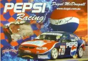 Holden Commodore VT Pepsi Racing #16 Dugal McDougall V8 Supercars Signed Poster
