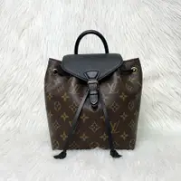 在飛比找PopChill優惠-[二手] LV M45516原花黑皮革Montsouris 