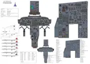 BAC Aerospatiale Concorde Cockpit Poster 24"x36"