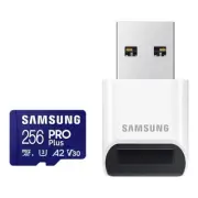 Genuine Samsung PRO PLUS microSDXC Memory Card with Card Reader 256GB MB-MD256SB