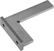 Precision Double Scale 90 Degree Right Angle Ruler Tool Carbon Steel Square for Woodworking Engineer and Construction