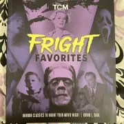TCM Fright Favorites Horror Classics Book Monsters Hitchcock Wes Craven 182 Pgs