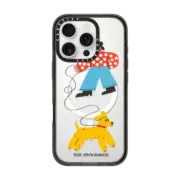 iPhone 16 Pro Impact Case MagSafe Compatible Dog Walk iPhone Case by Tess Smith-Roberts
