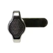 Move Butterfly Lock With Padlock Facility Silver Grey