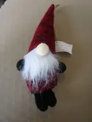 Pottery Barn Kids Christmas Gnome Plush ornament New
