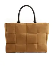 Small Arco Tote Bag With Strap One size Camel/teddy/fondant