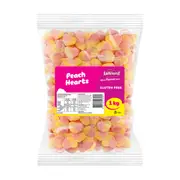 Peach Sour Hearts 1kg