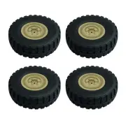 2X(4Pcs LD-P06 Wheel Tire Tyre for LDRC LD-P06 LD P06 Unimog 1/12 RC Truck2221