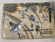 Vintage Cannon Royal Family No Iron Percale Twin Fitted Bottom Sheet 39x76 - E7