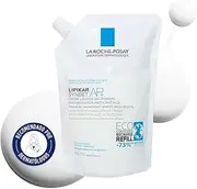 La Roche-Posay Body Wash Cream Lipid Replenishing 400ml, Eco Refill Pouch, Lipikar Syndet AP+, For Shower or Bath, Suits Adults, Children, Babies, Newborns