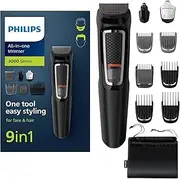 Philips Norelco Multigroom All-in-One Trimmer with 13 Pieces All-in-one Trimmer 9-in-1 MG3740