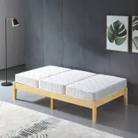 在飛比找Yahoo!奇摩拍賣優惠-三折床墊 彈簧床墊3.5呎單人床用自取價便宜賣