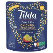 Tilda Pulses & Rice Chick Pea, Harissa & Lemon - 140g (0.31lbs)