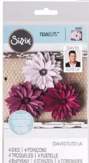 Sizzix Framelits Dies Large Dahlia Dalia 4 Dies 562401 By David Tutera New