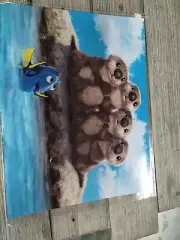 Otters And Dory Print 10"X8"