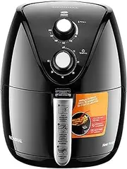 Air Fryer for Home Use 3.5L Air Circulation Economy Manual Air Fryers Oven 80-200 Degrees with 60 Minute Timer Oil Free Cooking Air Fryer Comfortable Anniversary